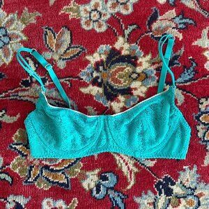 Free People Turquoise Bralette